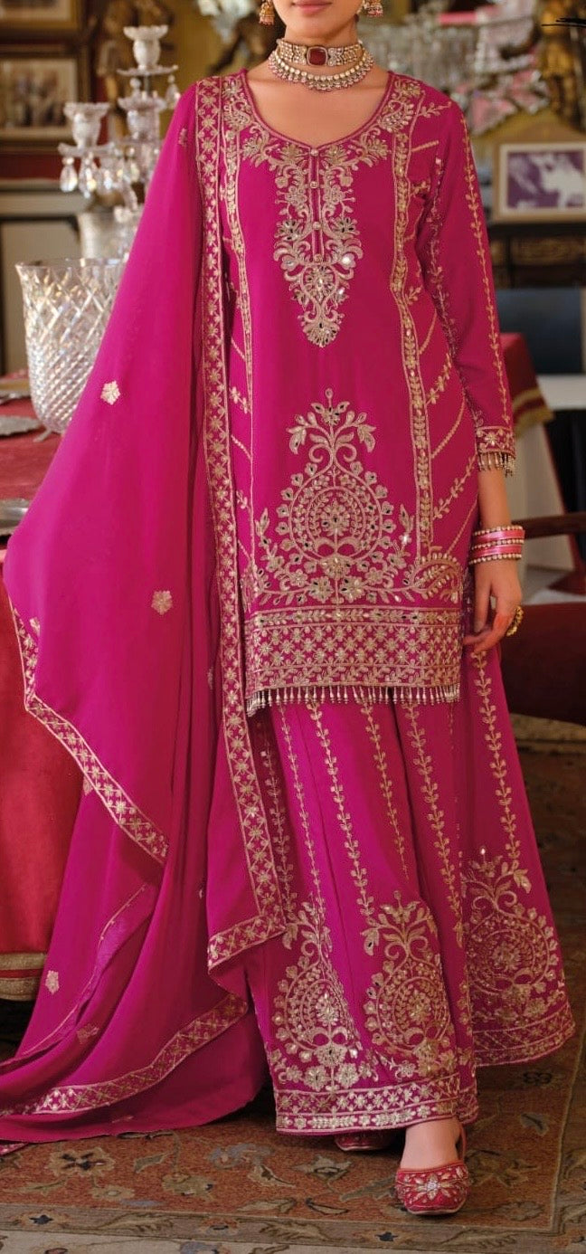 Festive Glow Sharara Set (Set of 3)