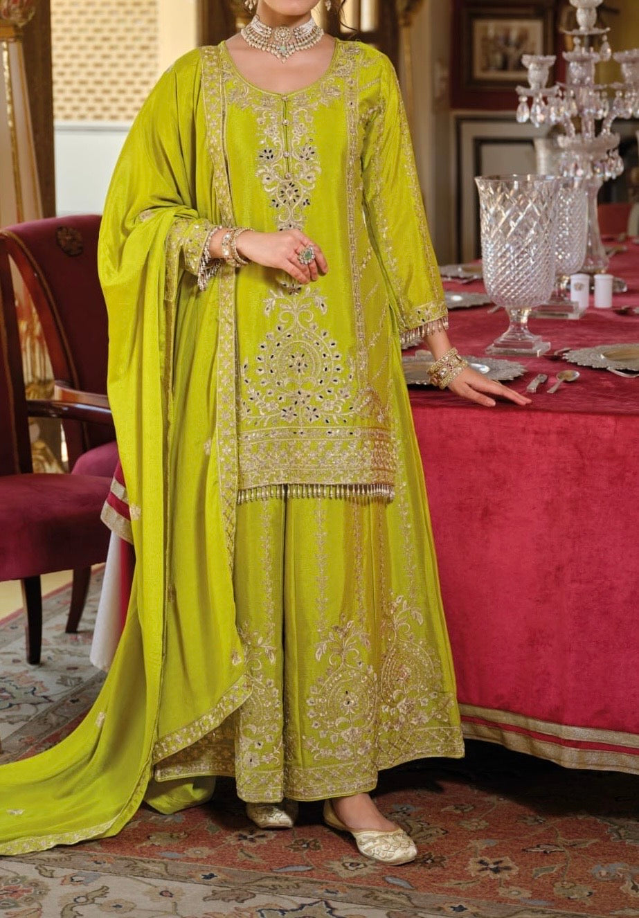 Festive Glow Sharara Set (Set of 3)