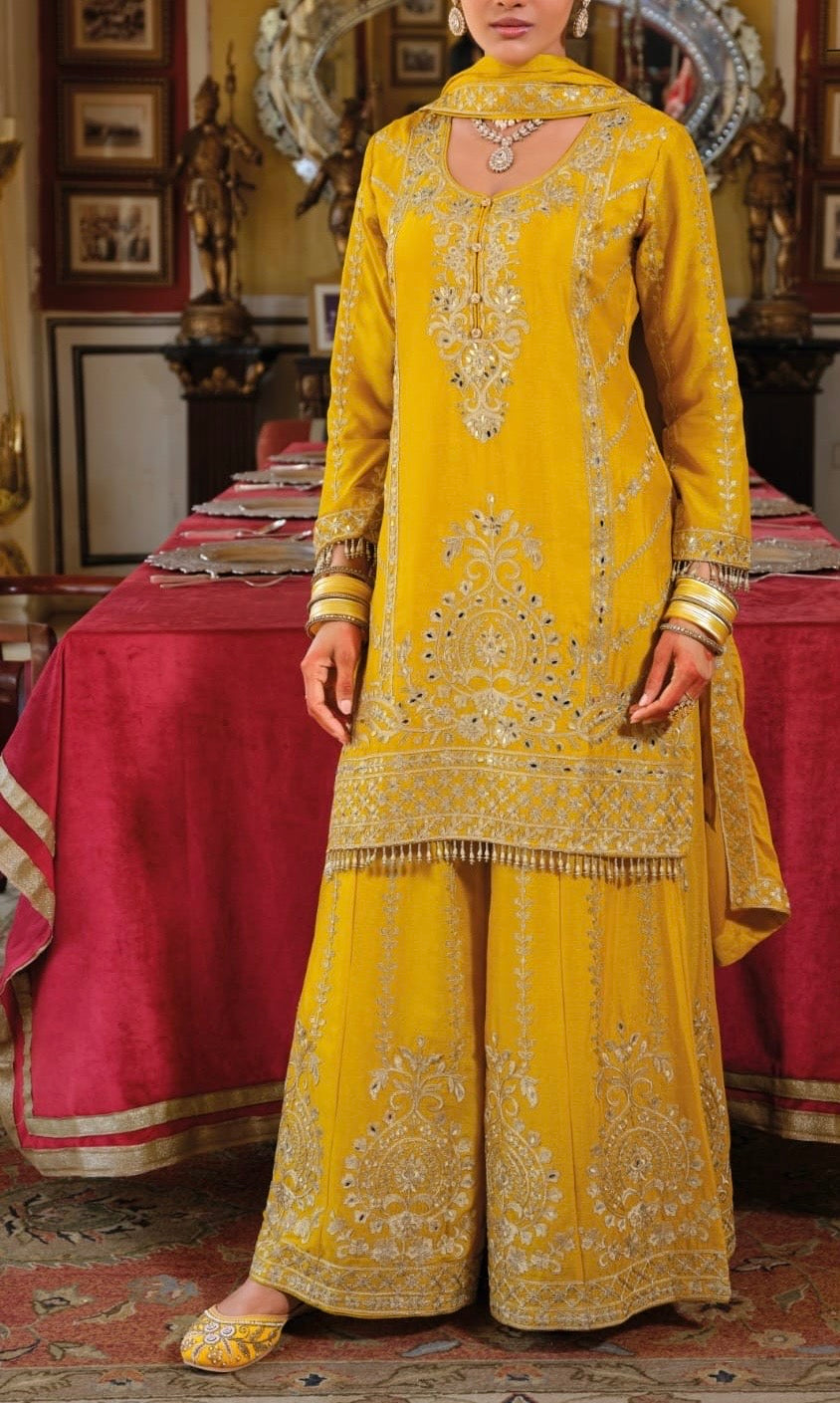 Festive Glow Sharara Set (Set of 3)