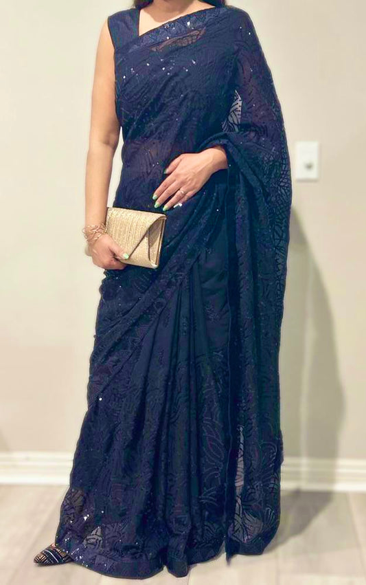 Black Saree: The Evergreen Choice for Diwali Cocktail Parties