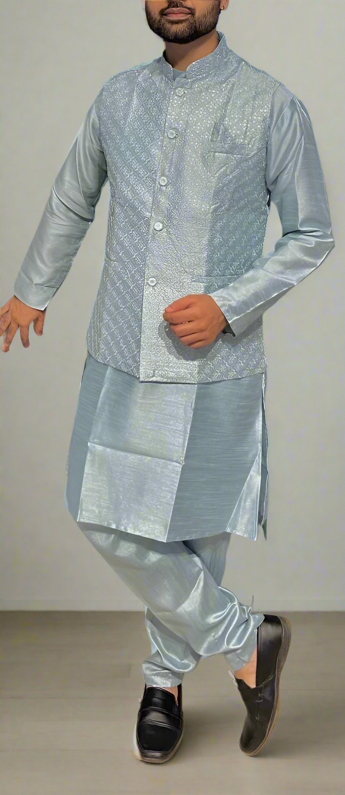 Men Kurta Pajama With Koti