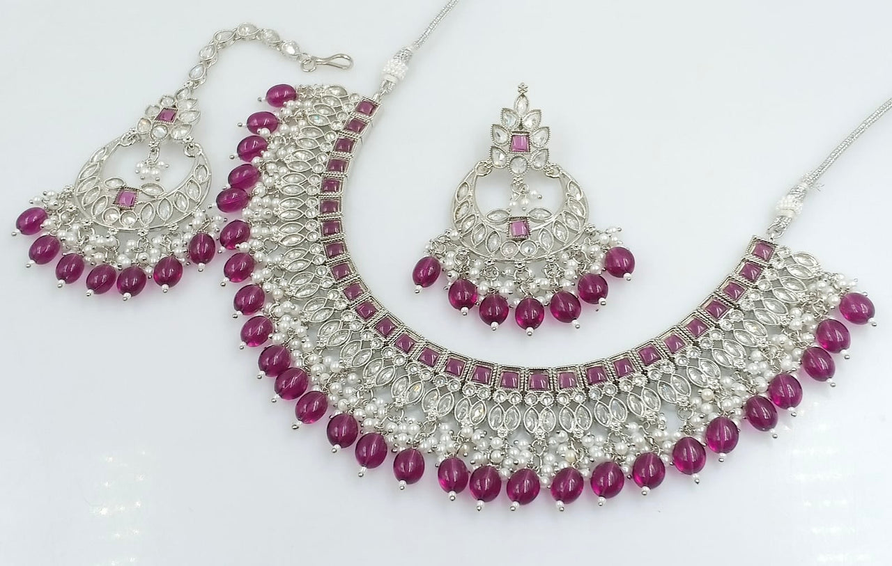 Necklace Set with Maang  Tikka