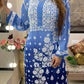 pure muslene chikankari kurti