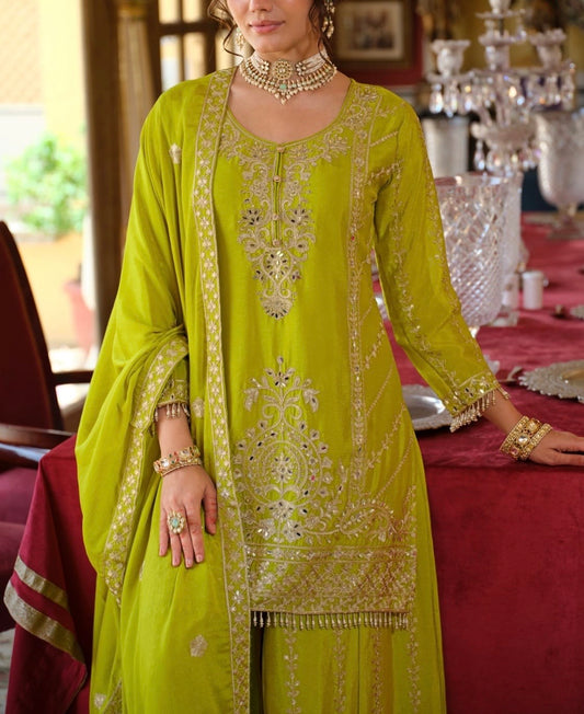 Festive Glow Sharara Set (Set of 3)