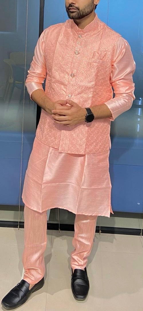 Kurta Pajama with Koti