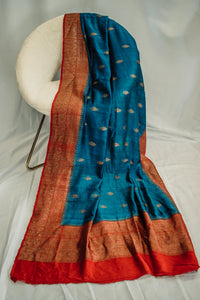 Thumbnail for Banarasi Handloom Silk Saree