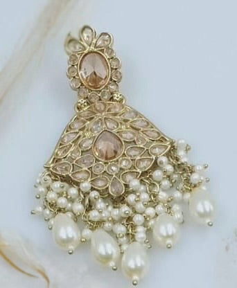 Golden Bead Earrings