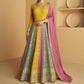 Multicolor Anarkali Dress