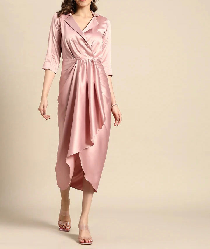 Satin Midi Dress