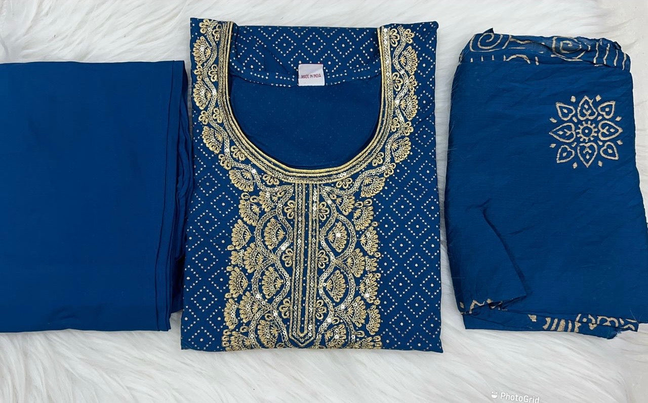 Rayon Salwar Suit ( Set of 3)