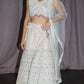 Light Blue Exquisite Bridal Lehenga