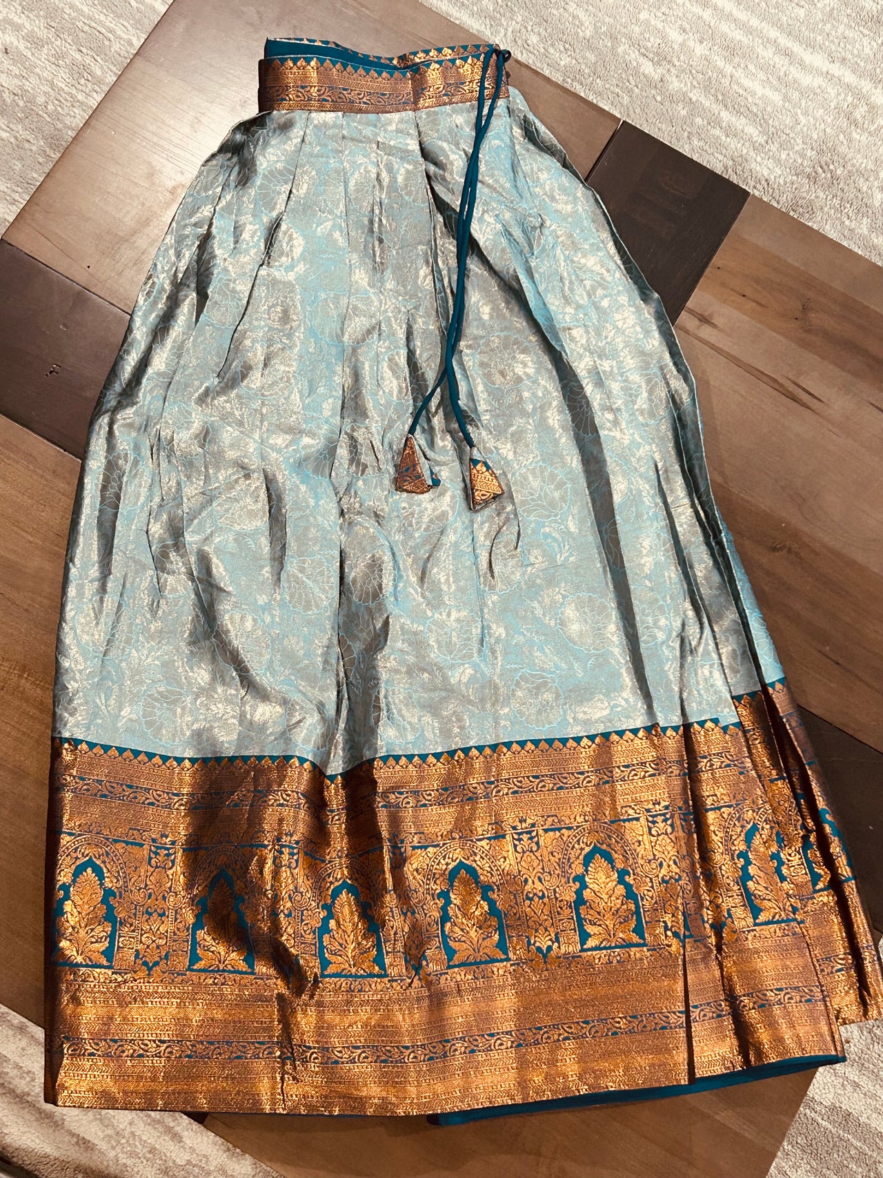 Jacquard Silk Pattu Lehenga Choli