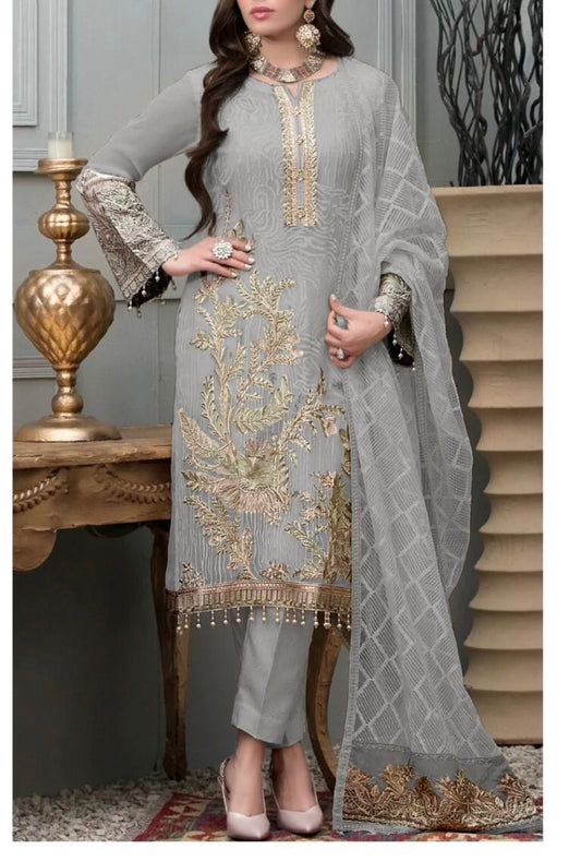 Georgette Salwar suit ( Set of 3)