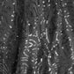 black sequin saree