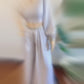 Maya silver crop top with palazzo pants (Set of 2)