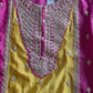 Yellow designer work Salwar Suit ( Set of 3)